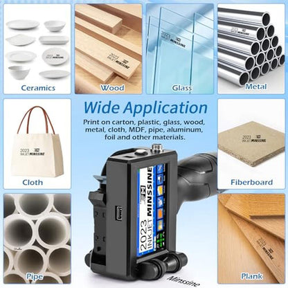 Handheld Printer: MS-Z10 Portable Handheld Printer Gun for – Packaging