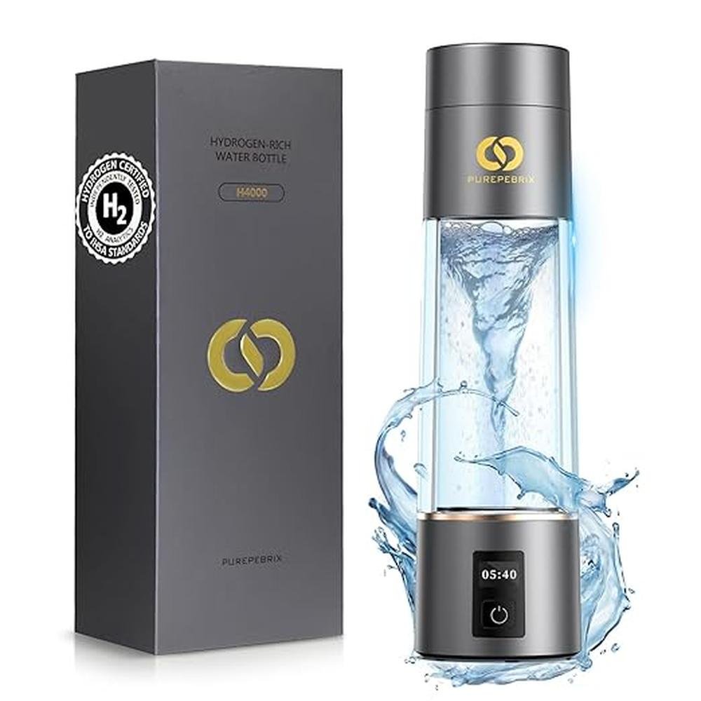 Generator Hydrogen: Premium Hydrogen Water Bottle Generator – Front View