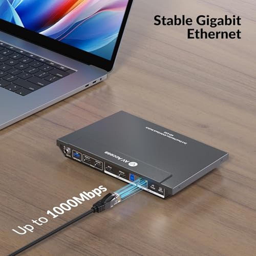 KVM Switch: AV Access KD-E10 Ultra-High Refresh Rate – Close-up Detail