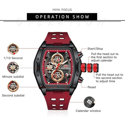 Watches Men: Luxury Men's Watches Chronograph Waterproof – Packaging