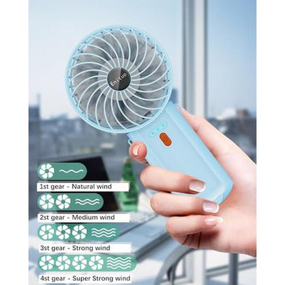 Fan Portable: 2-Pack Portable Handheld Fan Mini Hand-Held – Side View