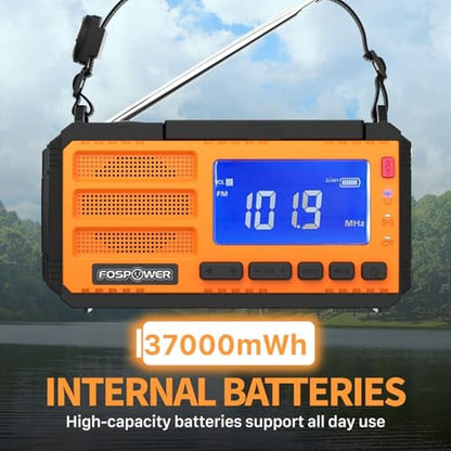 FosPower Emergency Weather Radio – Close-up Detail