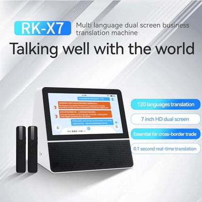 Dual Screen: 7 Inch Translator Device – Close-up Detail