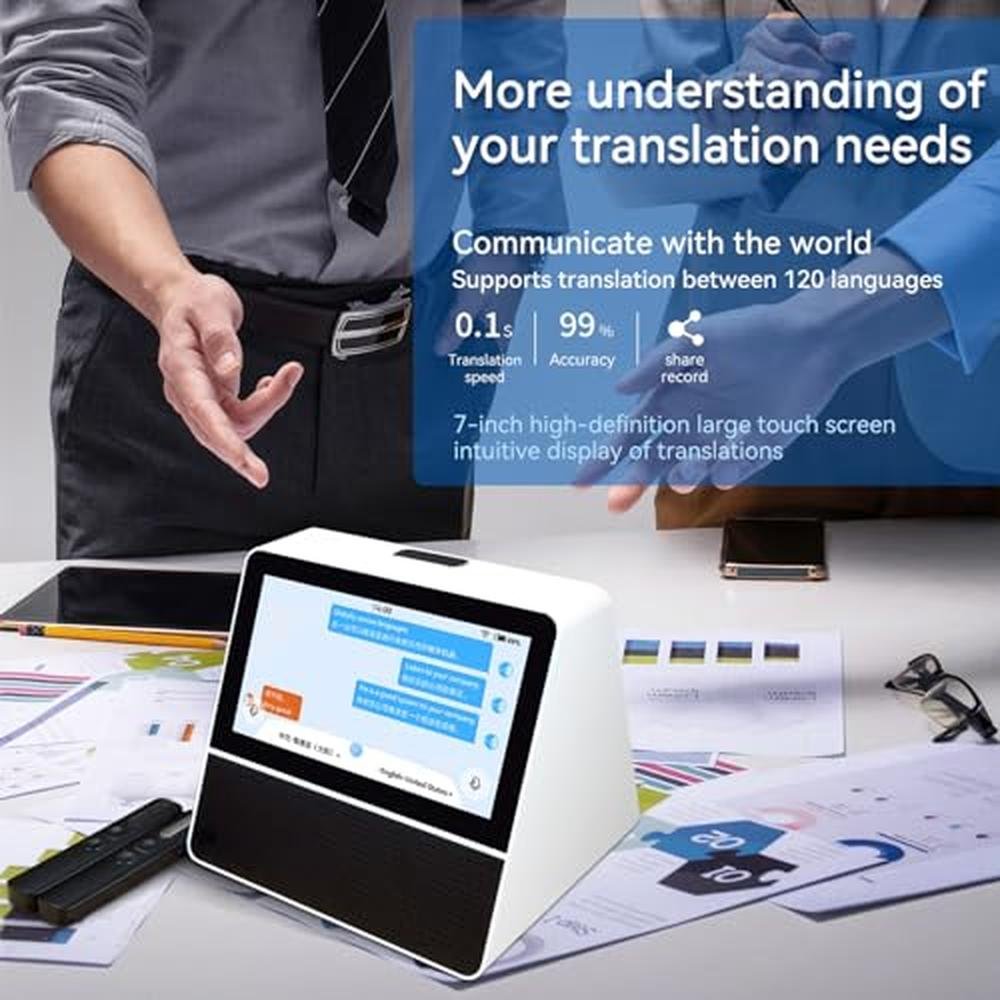 Dual Screen: 7 Inch Translator Device – In Use