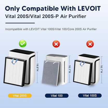 Vital 200S Replacement Filter – Side View