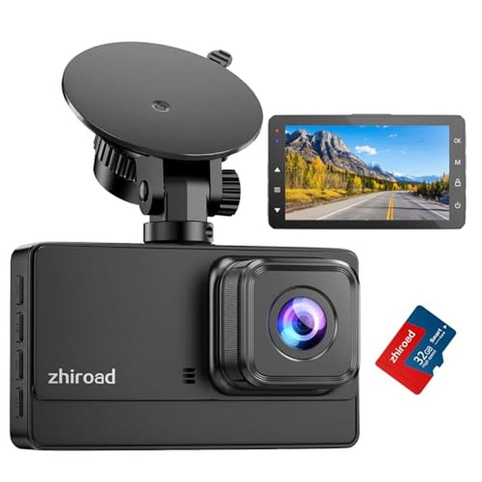 Dash Cam: 1080P FHD Front Dash Camera for Cars – Front View