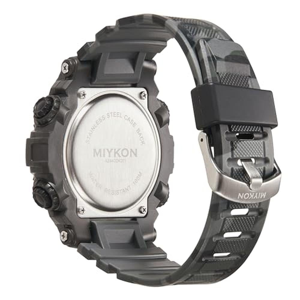 Military Watches: Miykon Black Tactical Digital Men's – Side View