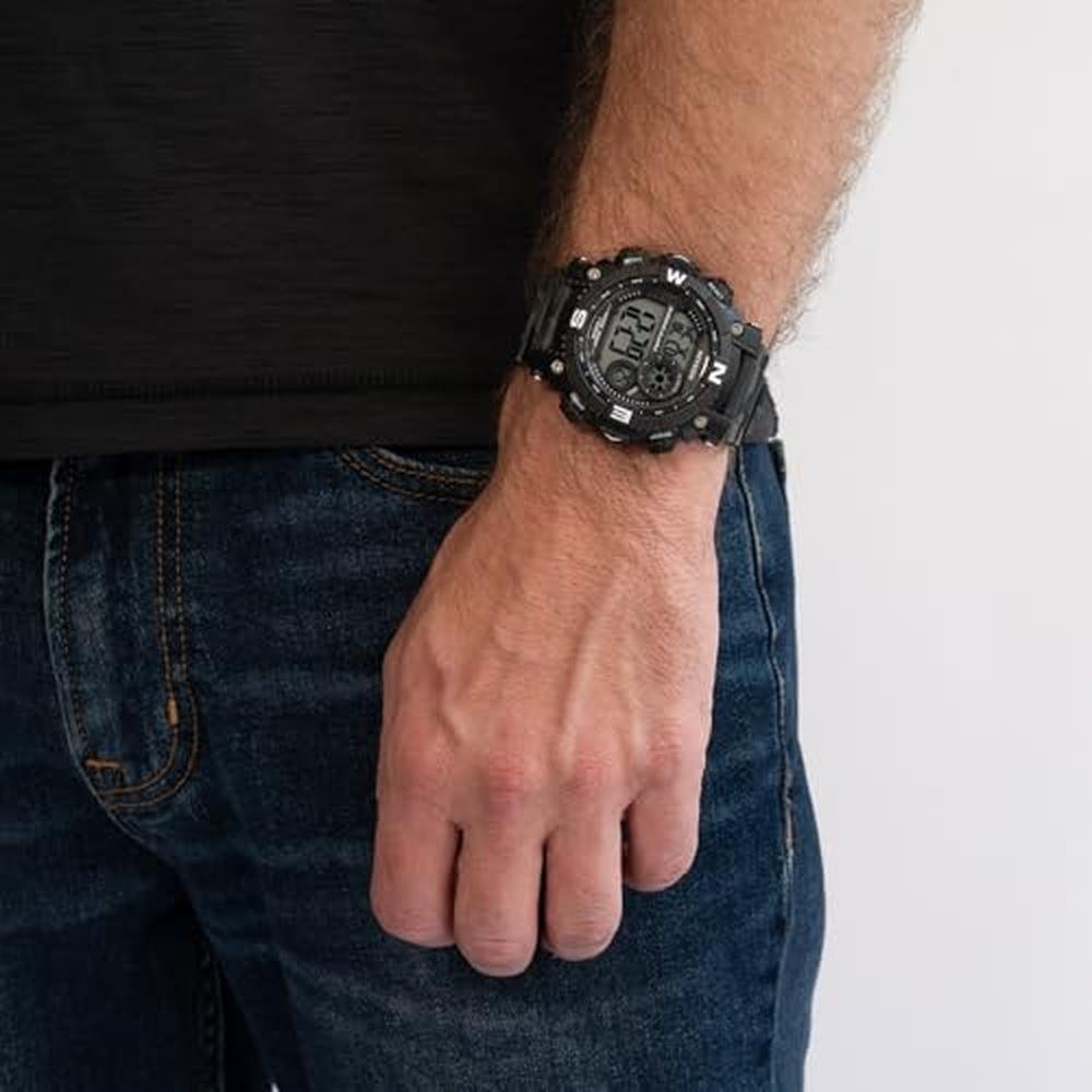 Military Watches: Miykon Black Tactical Digital Men's – In Use