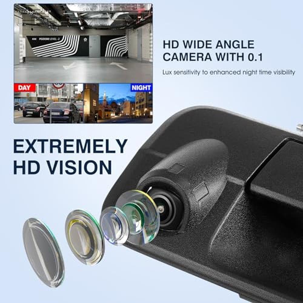 Tailgate Camera: ACAUTO Tailgate Handle Backup Camera Fit – In Use