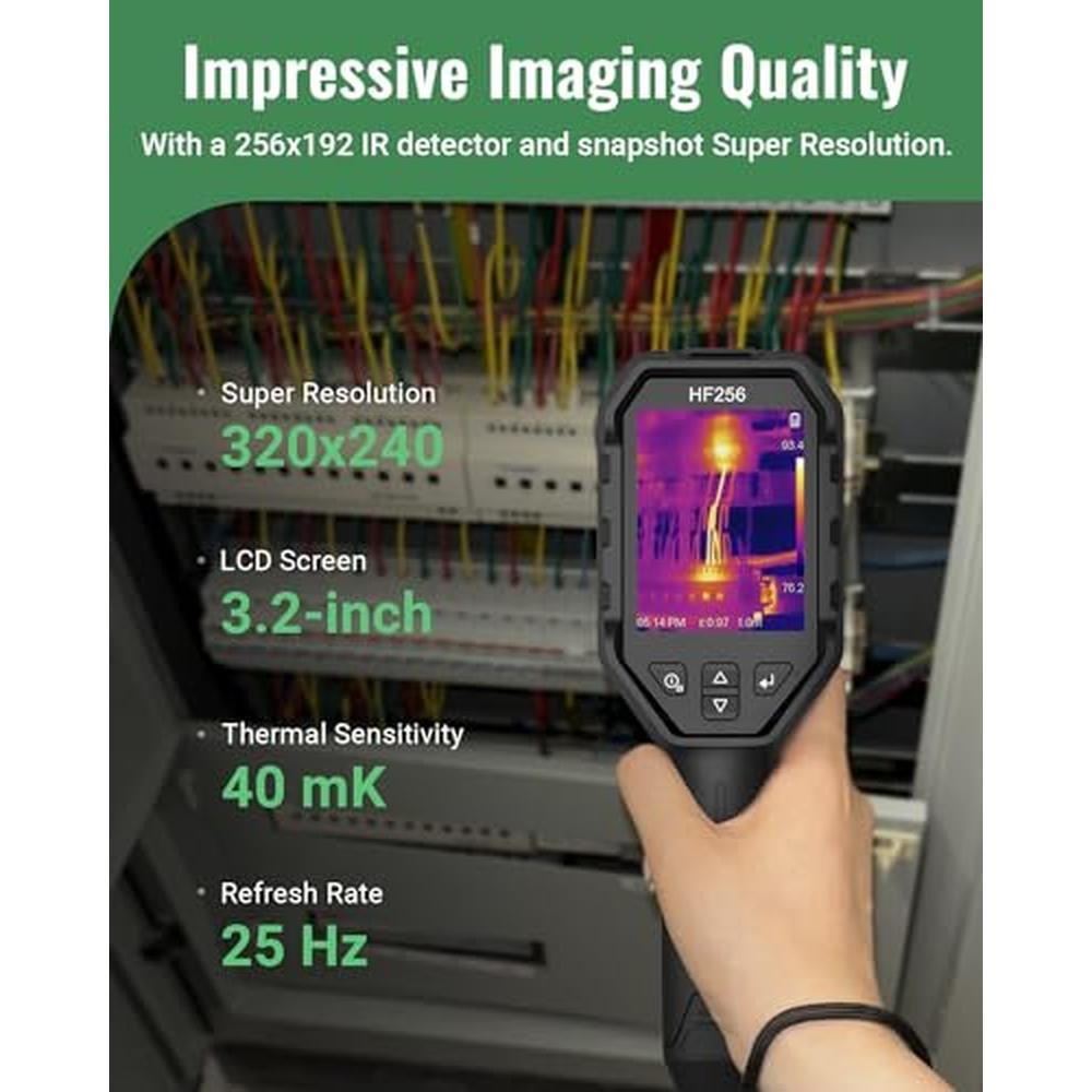 HF256 Thermal Imaging Camera: 256 x 192 IR Resolution – Side View