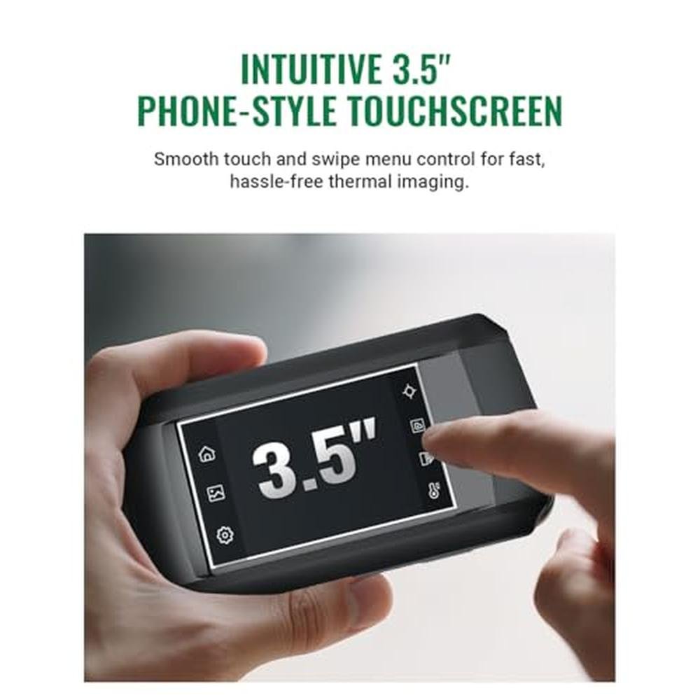 HP96 Thermal Imaging Camera: 3.5" Touch Screen Thermal – Close-up Detail