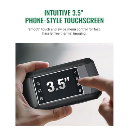 HP96 Thermal Imaging Camera: 3.5" Touch Screen Thermal – Close-up Detail