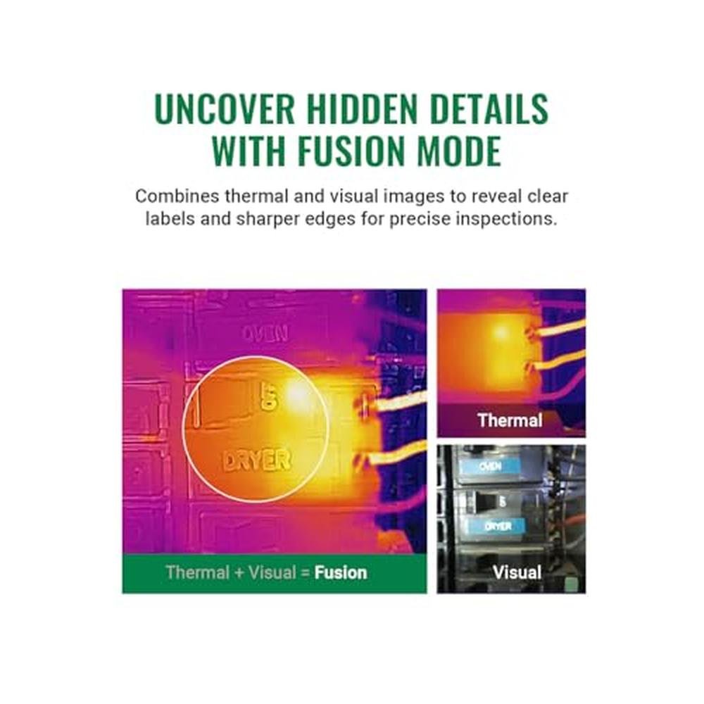 HP96 Thermal Imaging Camera: 3.5" Touch Screen Thermal – In Use