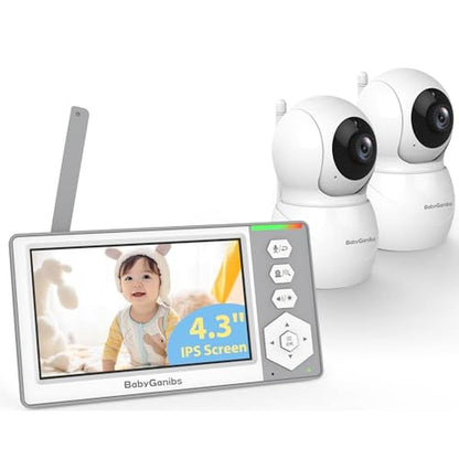 Baby Monitor: Baby Ganibs Baby Monitor with 2 Cameras – Front View
