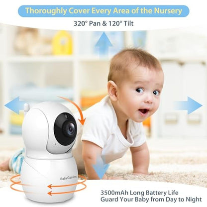 Baby Monitor: Baby Ganibs Baby Monitor with 2 Cameras – Close-up Detail