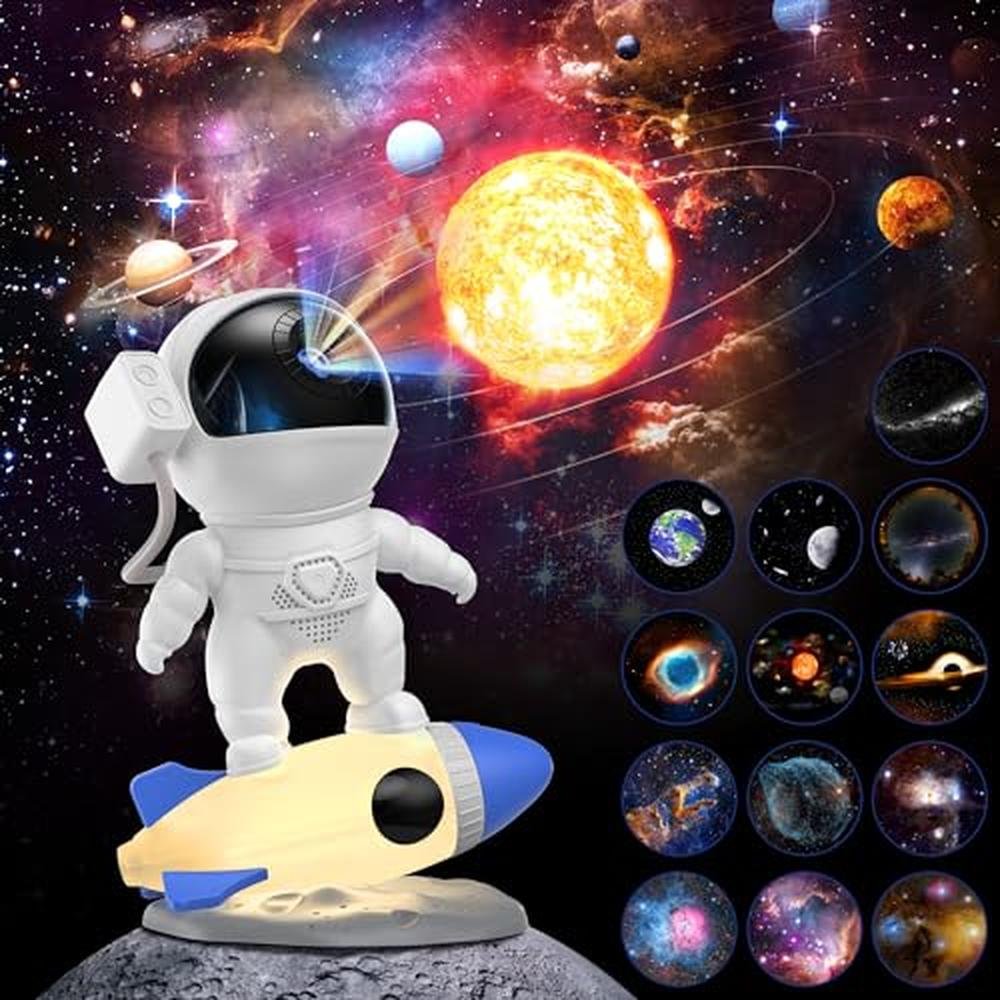 Galaxy Projector: FlyLily 12-in-1 HD Planetarium – Front View