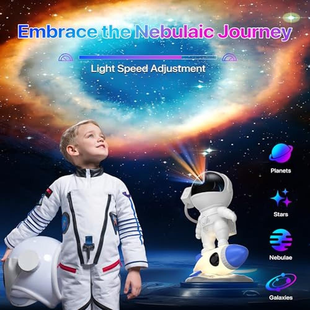 Galaxy Projector: FlyLily 12-in-1 HD Planetarium – In Use