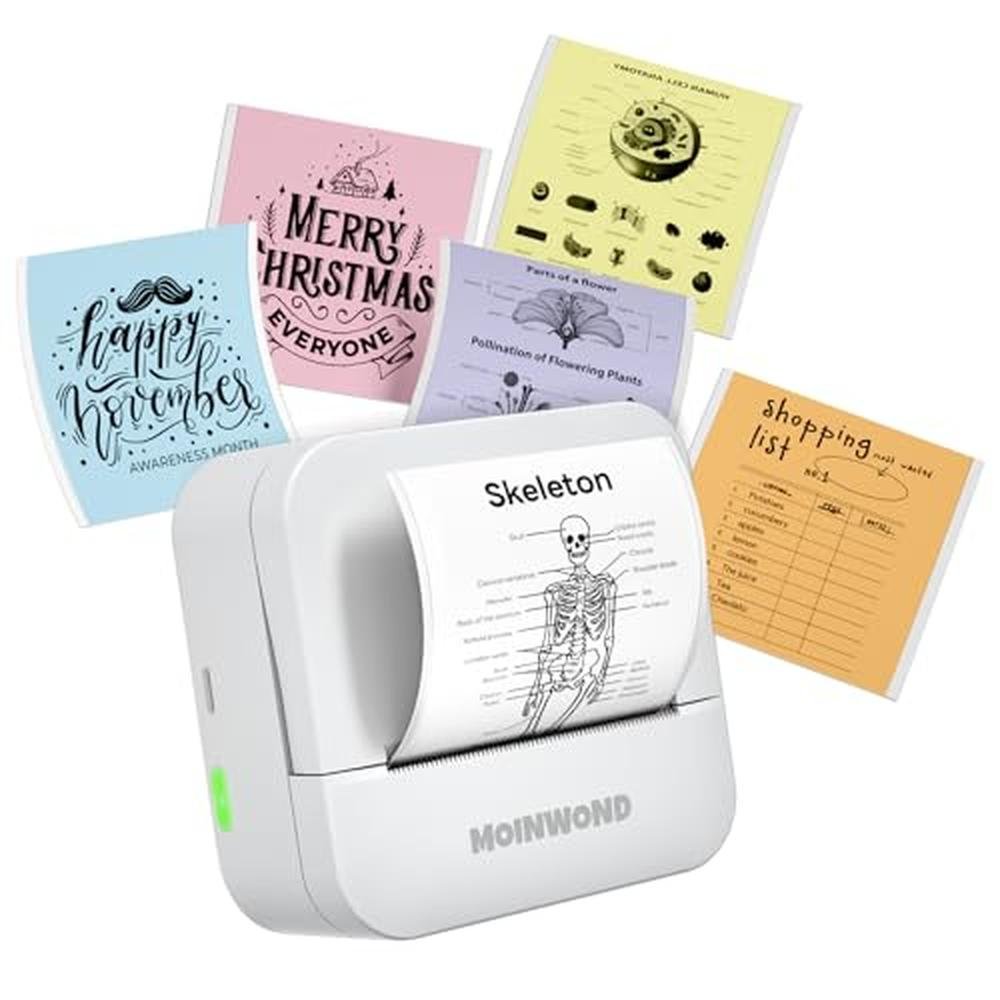 Printer Sticker: Notebuddy Mini Sticker Printer Inkless – Front View