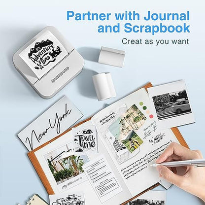 Printer Sticker: Notebuddy Mini Sticker Printer Inkless – Side View