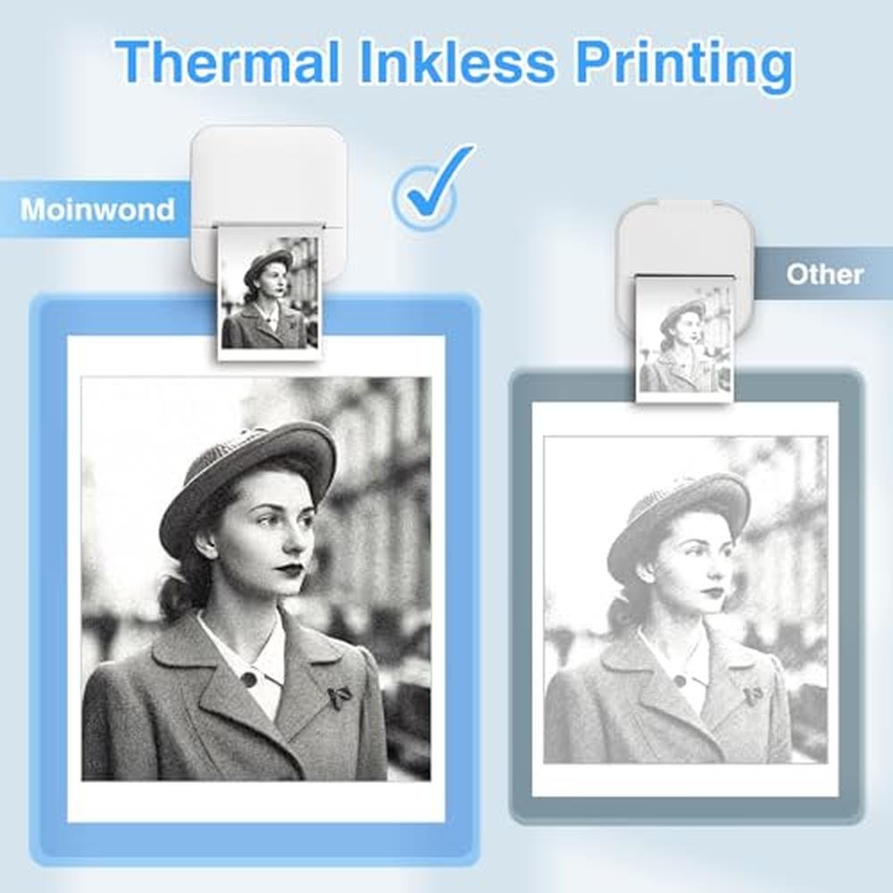 Printer Sticker: Notebuddy Mini Sticker Printer Inkless – Close-up Detail