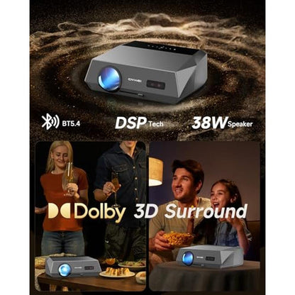 Daytime Projector: 4K Ultra HD Bright 1800ANSI High Lumen – Packaging