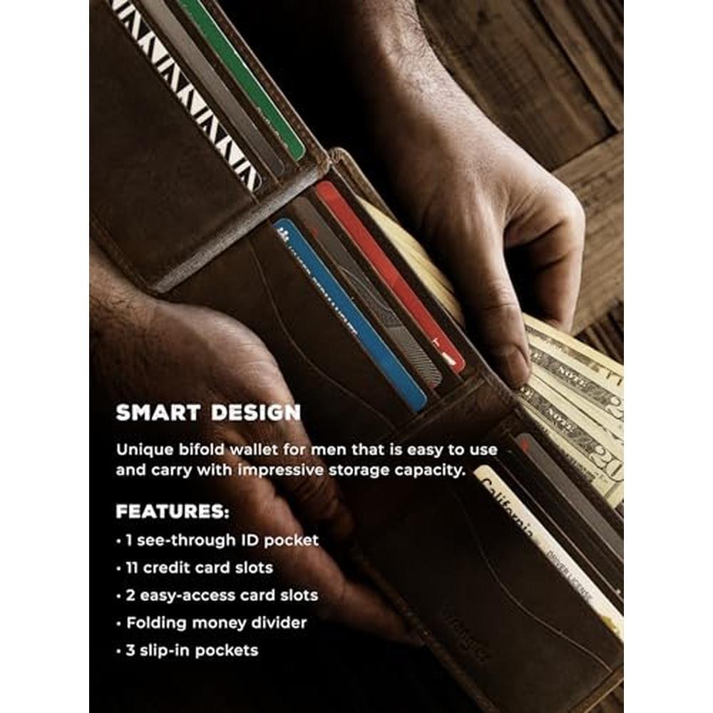 Wrangler Men's Wallet with AirTag Holder – Packaging