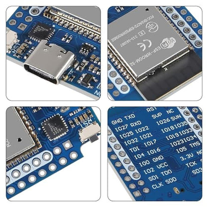 AITRIP 3PCS: Type C D1 Mini ESP32 ESP-WROOM-32 CP2104 WLAN – Close-up Detail