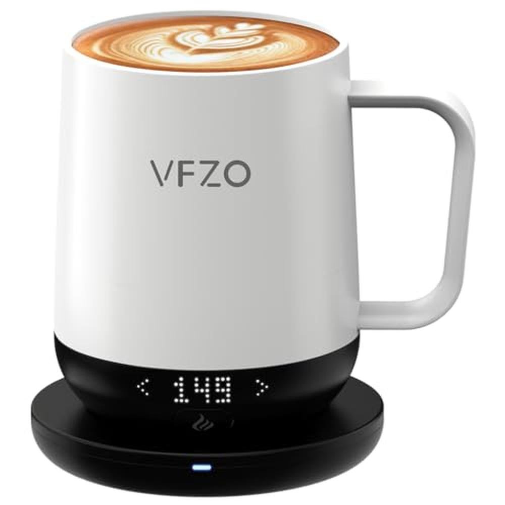Smart Mug Self Heating: VFZO Temperature Controlled Mug – Front View