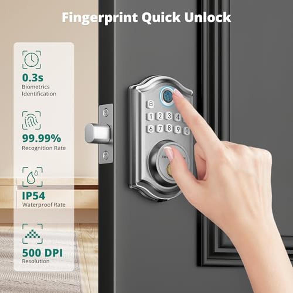 Premium Keyless Entry Door Lock – Side View