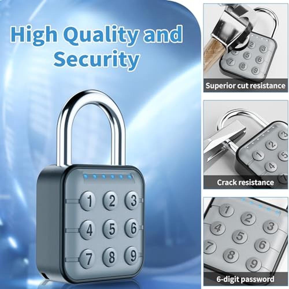 Premium Combination Lock: High-Security Lock for Gym Lockers – Close-up Detail
