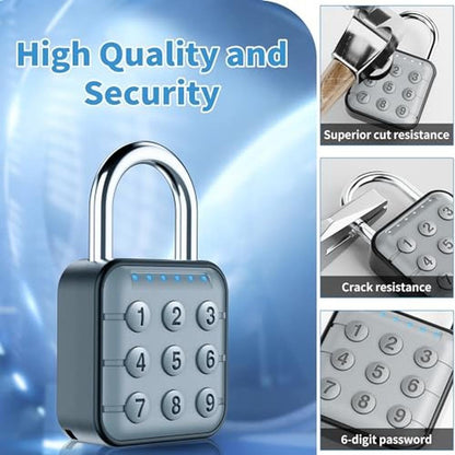 Premium Combination Lock: High-Security Lock for Gym Lockers – Close-up Detail