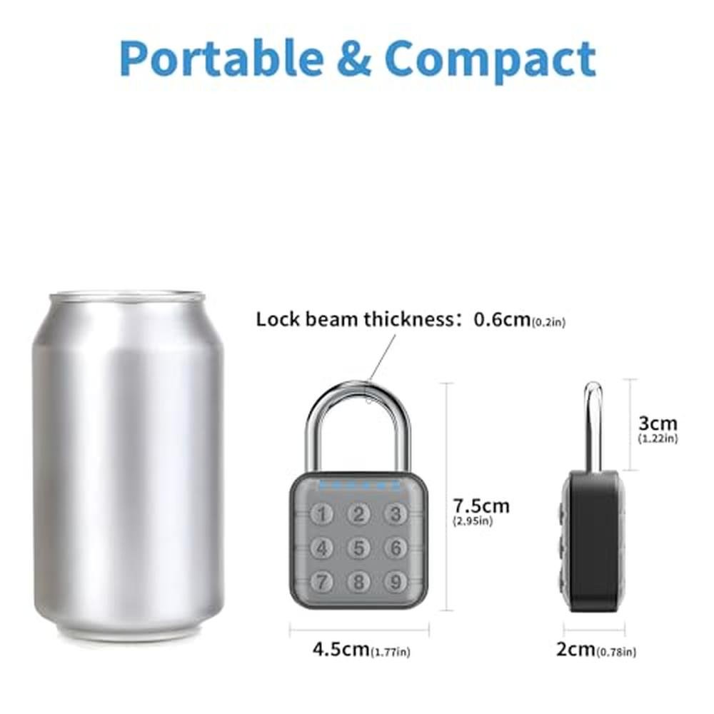 Premium Combination Lock: High-Security Lock for Gym Lockers – Packaging