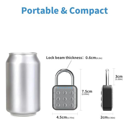 Premium Combination Lock: High-Security Lock for Gym Lockers – Packaging