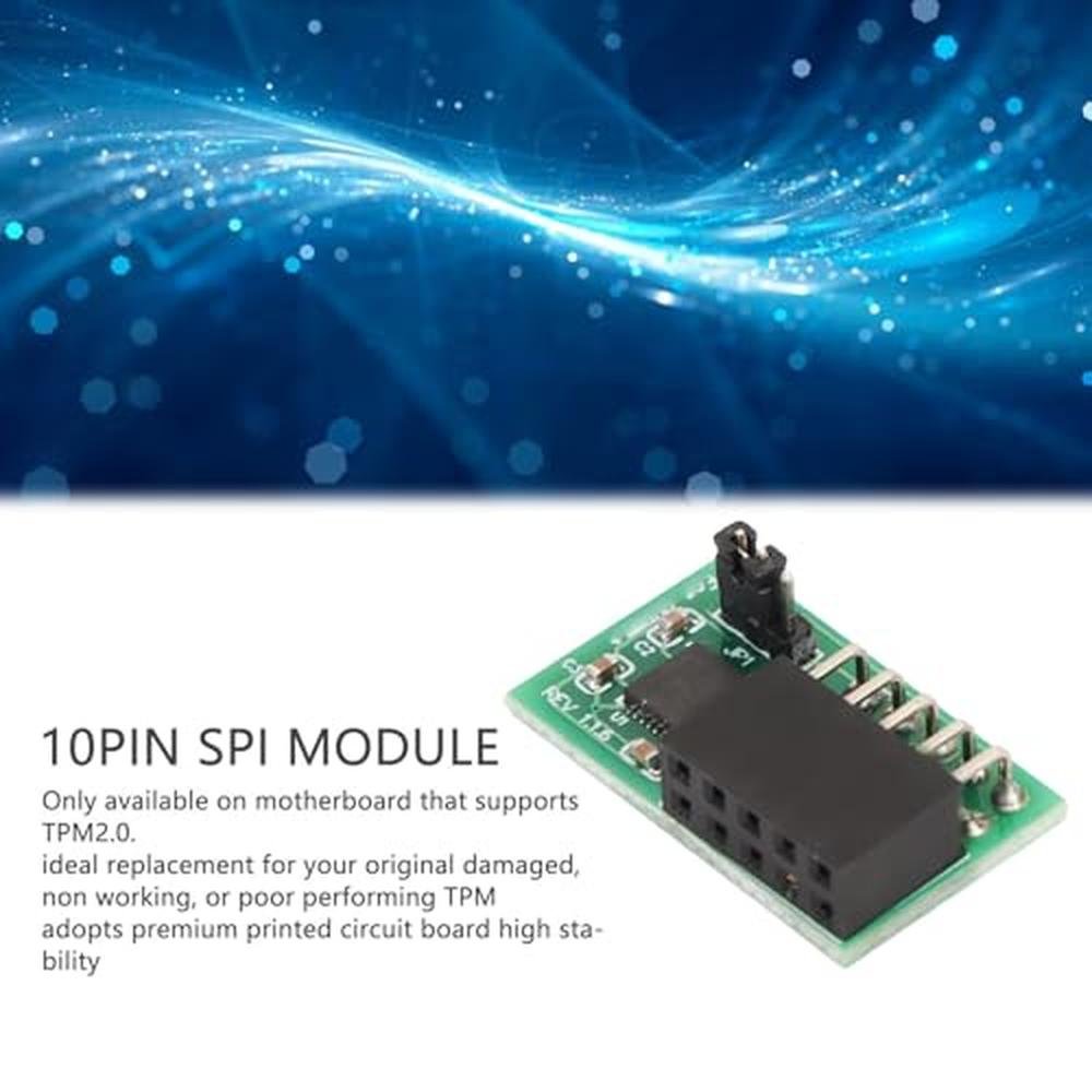 Module Yunir: Yunir TMP 2.0 10Pin Module Motherboard SPI – Side View