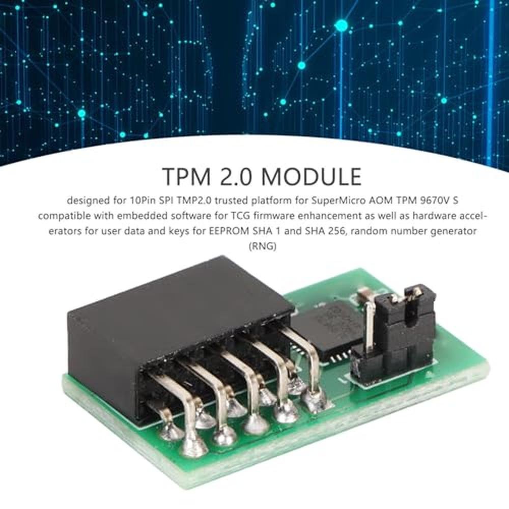 Module Yunir: Yunir TMP 2.0 10Pin Module Motherboard SPI – Close-up Detail