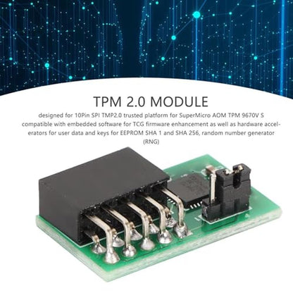 Module Yunir: Yunir TMP 2.0 10Pin Module Motherboard SPI – Close-up Detail