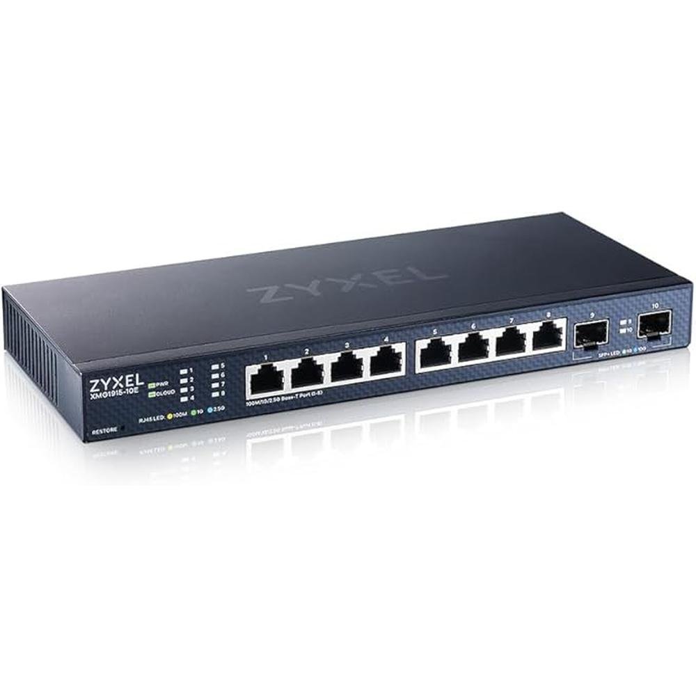 Zyxel 8-Port Multi-Gig 2.5G Switch – Front View