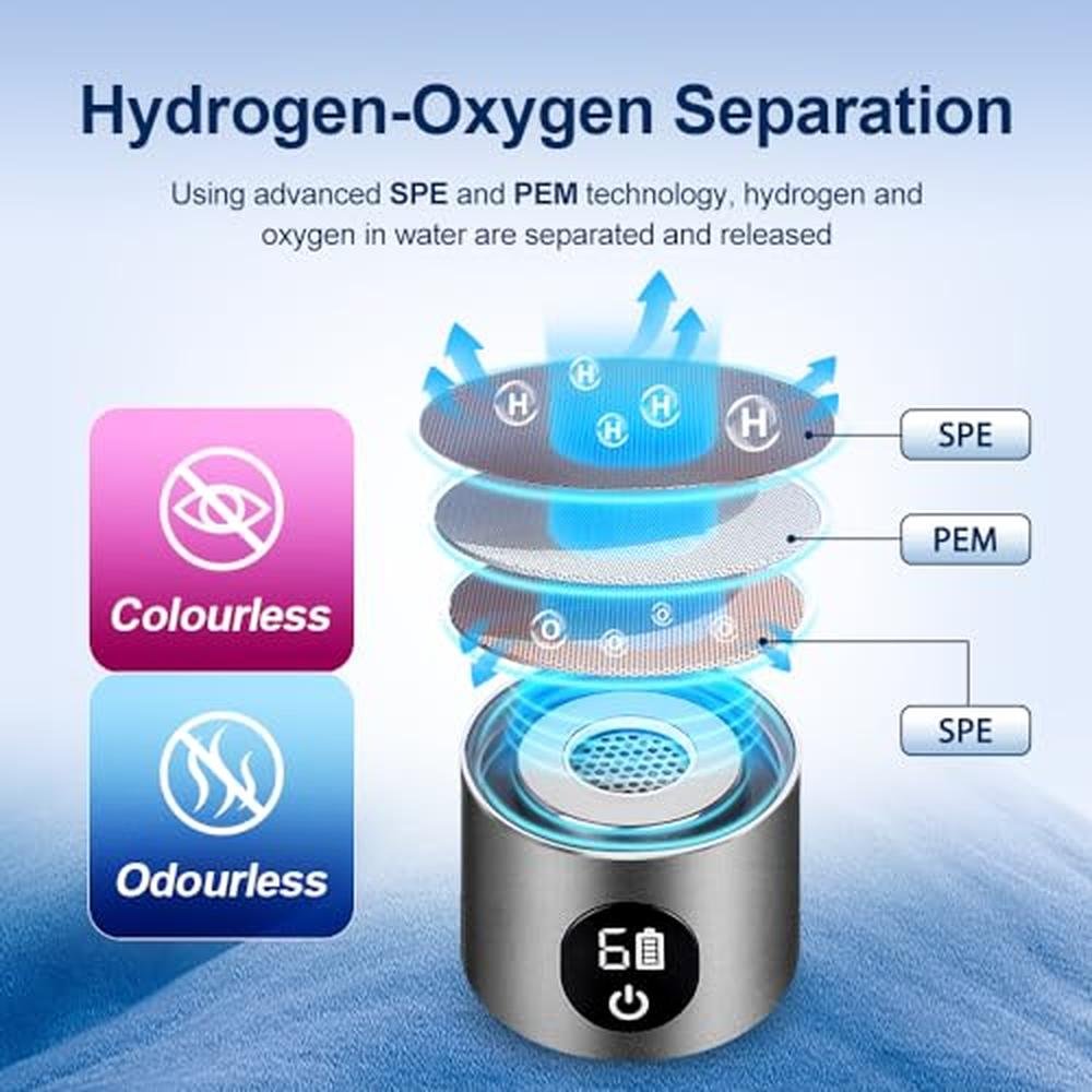 Hydrogen Water: BAVAP Hydrogen Water Bottle 14.1oz – In Use