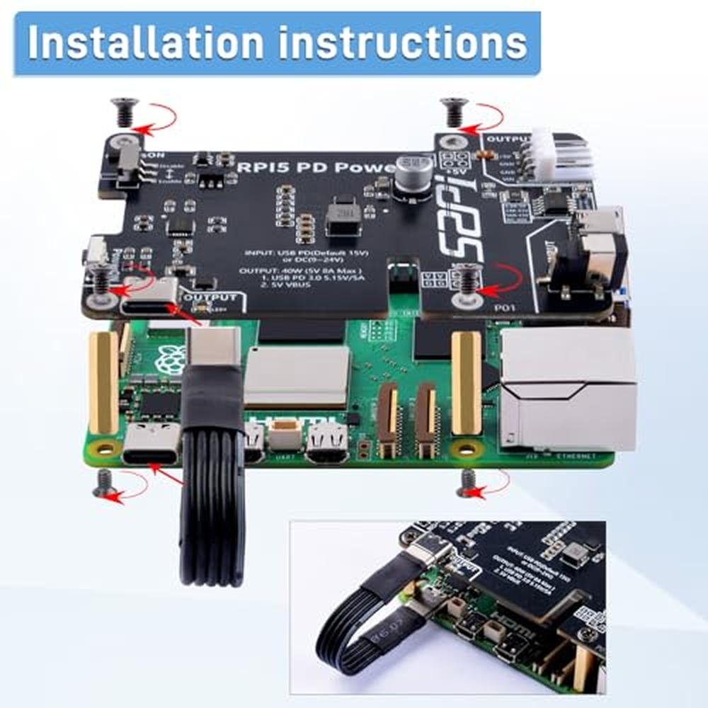 Power Geeekpi: GeeekPi PD Power Expansion Board for – In Use