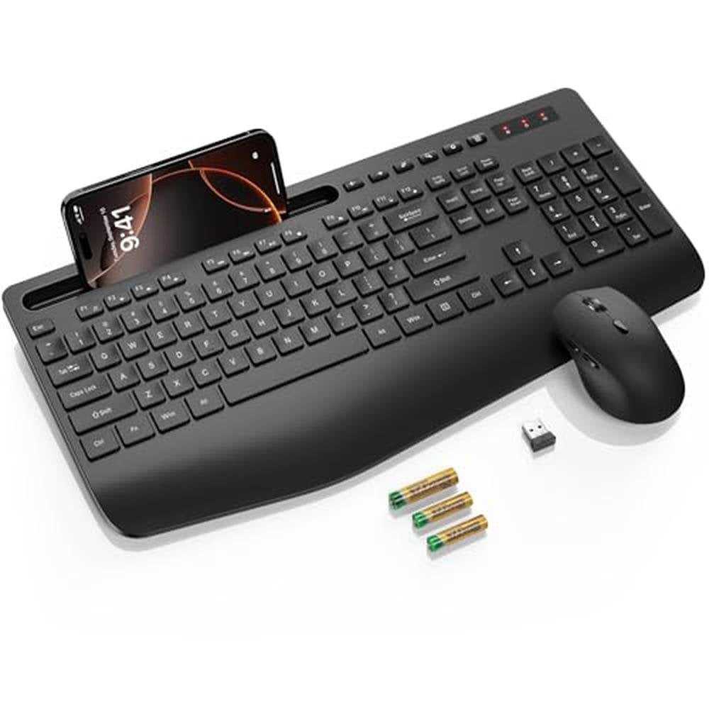 Sablute Wireless Keyboard and Mouse Combo – Front View