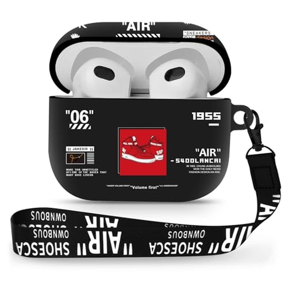 Case Gedicht: AirPods 3 Case Cute Cool Red Shoes Pattern – Front View