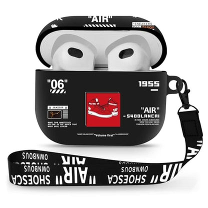 Case Gedicht: AirPods 3 Case Cute Cool Red Shoes Pattern – Front View