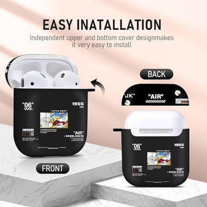AirPods Case: Premium Protective TPU Soft Cases for AirPods – In Use