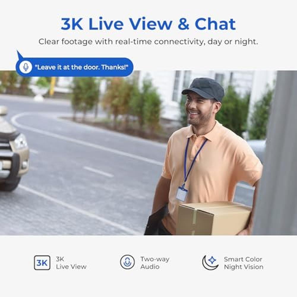 Security Camera: IMILAB EC6 3K Plug-in Outdoor Camera for – In Use