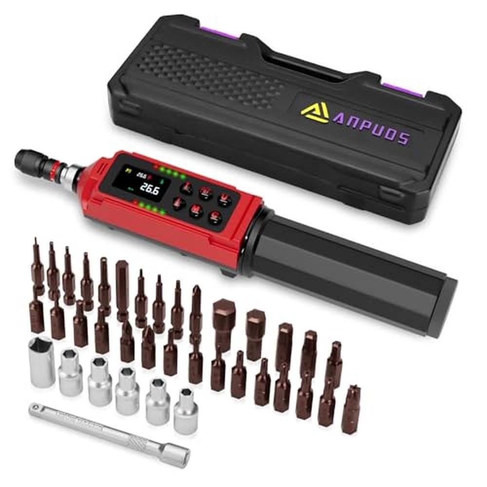 Torque Screwdriver: ANPUDS Digital 0.4-26.6in-lbs/0.045-3Nm – Front View