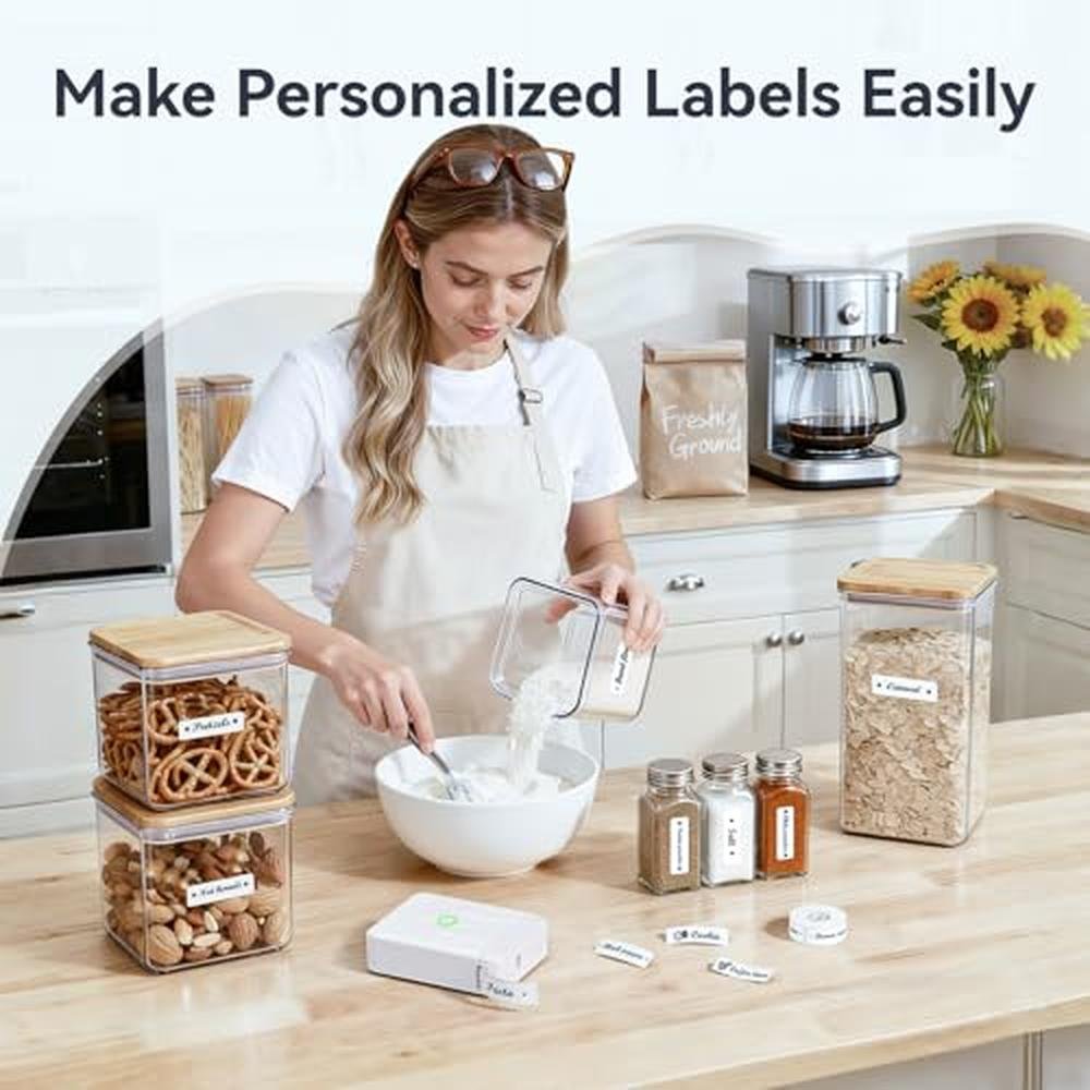 NIIMBOT D110: Upgraded Mini Label Maker Machine with Tape – Close-up Detail