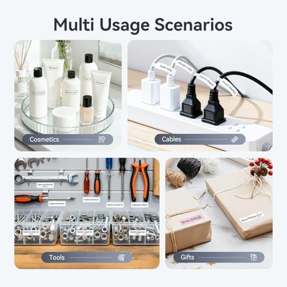 NIIMBOT D110: Upgraded Mini Label Maker Machine with Tape – Packaging