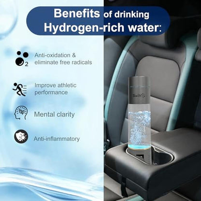 Hydrogen Water: PEM/SPE Electrolysis Hydrogen Water – Close-up Detail