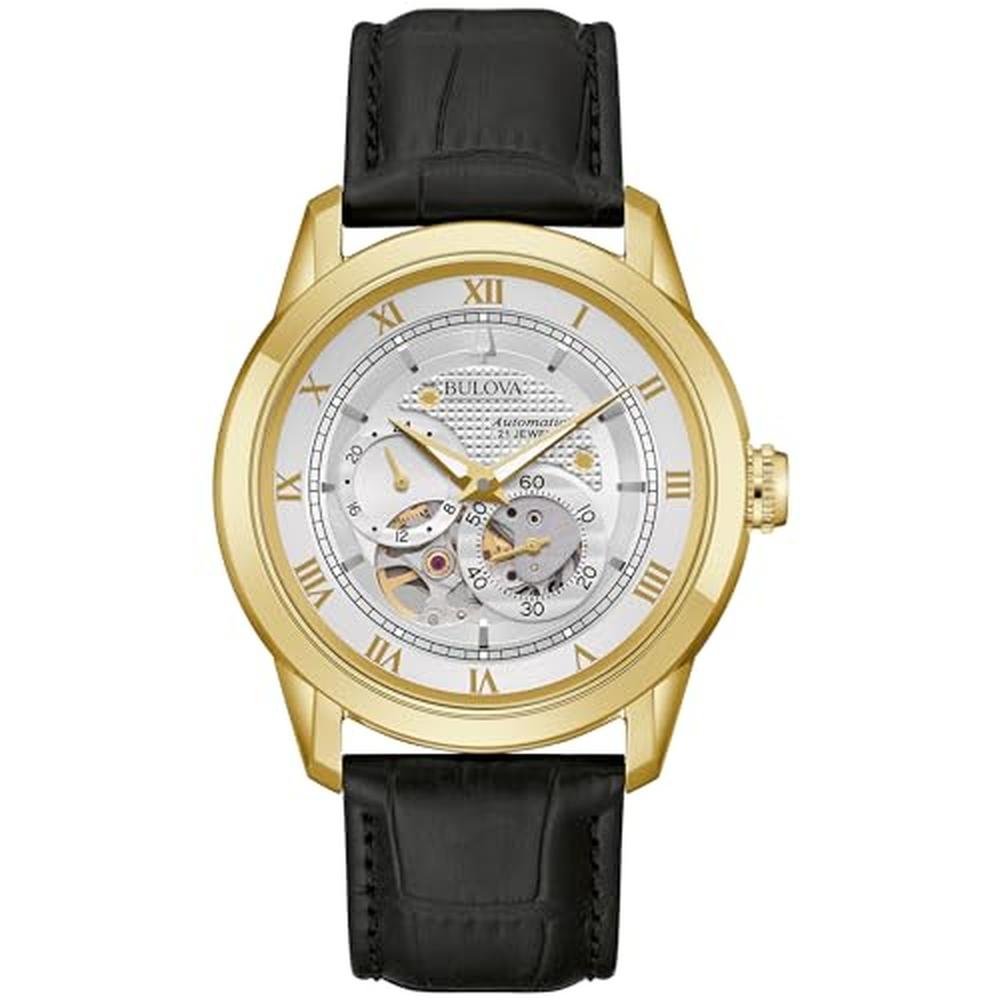 Bulova Men's Classic Sutton 4-Hand Automatic Watch – Front View