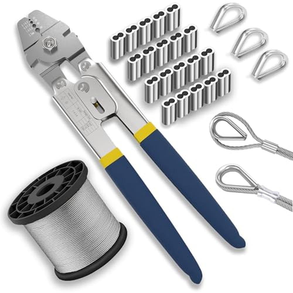Wire Crimping: YingYa BIS Wire Crimping Tool Kit 100ft – Front View